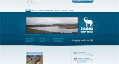 Desktop Screenshot of amatolawater.co.za